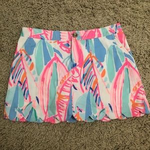 Lilly Pulitzer Colette Scalloped Hem Skort